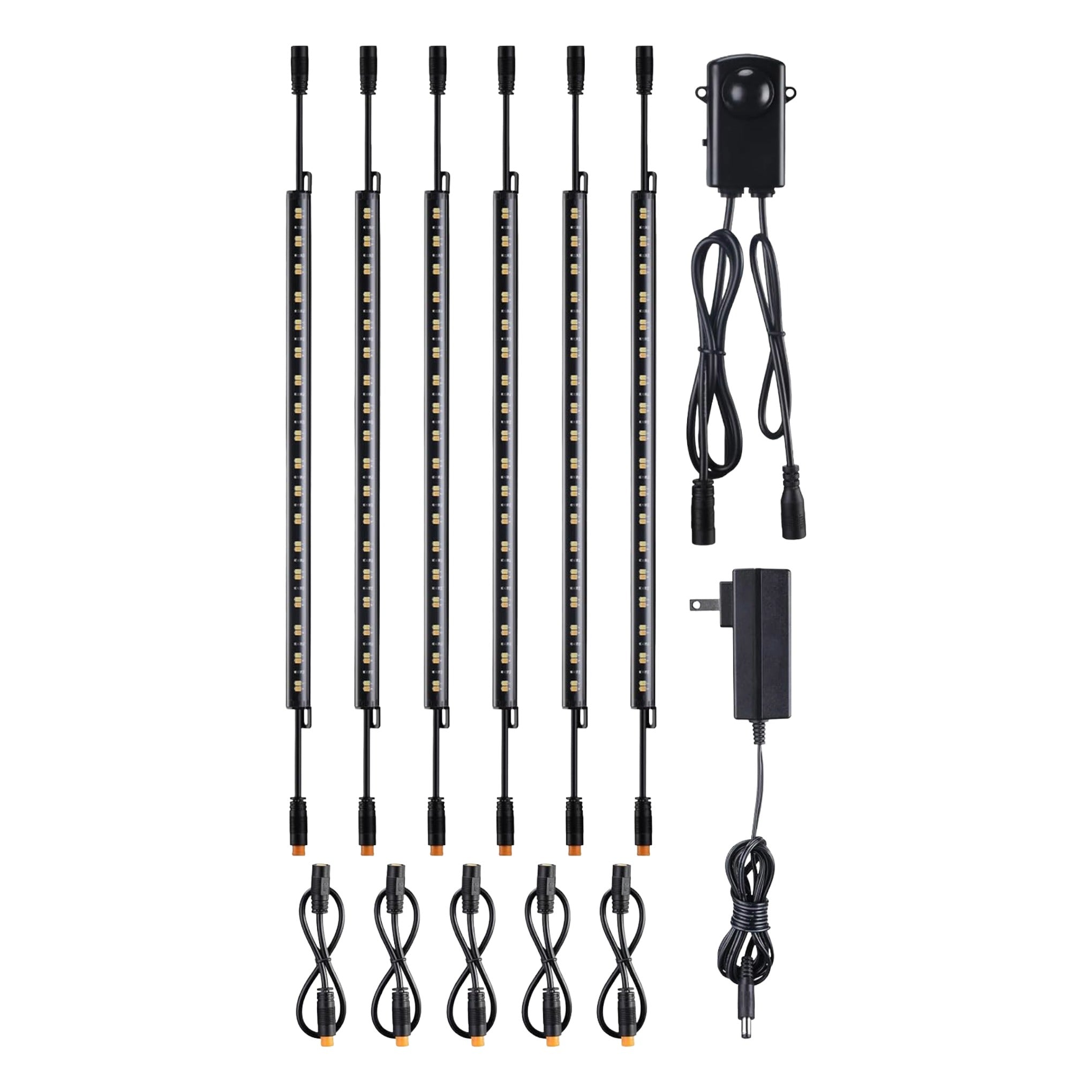 12-Inch Gun Safe LED Lighting Kit with Motion Sensor - 6 Bars - Selectable CCT - VaultGuardian™