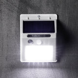 20-LED Solar Motion Sensor Wall Light - 320 Lumens - 6500K - White