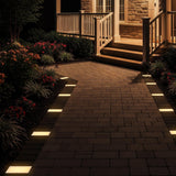 4 x 8 Inch LED Paver Light - 5CCT - Silver