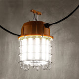 LED Temporary Work Light - Linkable - 100W 13000lm 5000K - Yellow