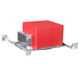 Fire-Rated Recessed Housing - 4"/6" TP24 Quick-Link - 120V 18W/24W - Red Galvanized Steel