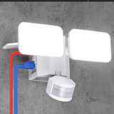 LED Work Light with Outlet - Integrated Power - 5000K 2500Lm - White