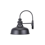 Retro Style LED Gooseneck Light - Wet Location Rated - 10W LED - Black