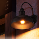 Retro Style LED Gooseneck Light - Wet Location Rated - 10W LED - Black