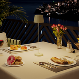 Rechargeable LED Table Lamp - Wireless Up & Down Light - 2700K 200lm - Green