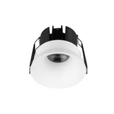 3-Inch Trimless Semi-Recessed LED Downlight - 5CCT Selectable - CRI90 780lm - White