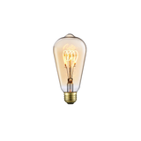 Decorative LED Bulb - Amber Glass - 2000K - Edison MiniAmber