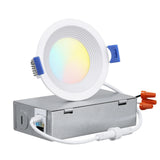 Threaded LED Downlight - 5CCT Selectable - CRI90 492-550lm - White