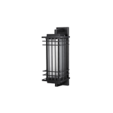 Outdoor LED Cube Light - Handcrafted Iron Design - 60W 800lm - Black