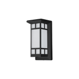 Outdoor LED Wall Light - Geometric Grid Design - 968 Lumens 17W - Black