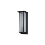 Outdoor LED Wall Light - Architectural Geometric Design - 800lm IP54 - Black Zen™ Stripe