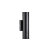 Outdoor Cylinder Wall Light - Dual-Beam 36°/120° - 1800-2200lm - Black