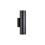 Outdoor Cylinder Wall Light - Dual-Beam 36°/120° - 1800-2200lm - Black