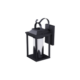 Decorative Outdoor Lantern - Silhouetted Forest Motif - 60W Max - Black Pavilion™ Tree