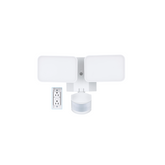 LED Work Light with Outlet - Integrated Power - 5000K 2500Lm - White