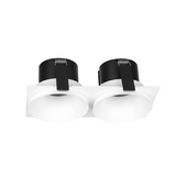3" Trimless Semi-Recessed LED Downlight - 5CCT Selectable - 12W 780lm CRI90 - White