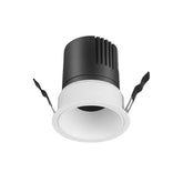 Deep Recessed LED Downlight - 5CCT Selectable - CRI90 580lm - White