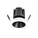 4" Square Gimbal LED Downlight - 5CCT Selectable - CRI90 540lm - White