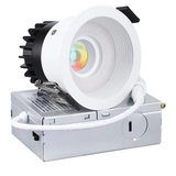 Dual-Function LED Recessed Downlight - 5CCT Selectable with Night Light - 9W/2W 650lm - White