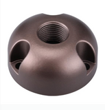 Landscape Light Mounting Plate Brown Finish Arc Shape for Surface Mounting