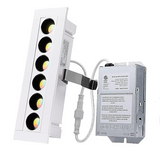 Linear LED Recessed Light - 5CCT Selectable - CRI90 440lm - White