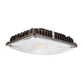 LED Canopy Light - Power-Adjustable Driver - 60W/110W - 3000/4000/5000K - Dark Bronze/White