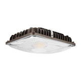 LED Canopy Light - Power-Adjustable Driver - 60W/110W - 3000/4000/5000K - Dark Bronze/White