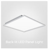 LED Flat Panel Light - 2x2 or 2x4 ft - 15-72W - 3500-6500K Adjustable - 120-277V - view 2