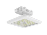 LED Gas Station Canopy Light - Clear Diffuser - 72W/140W - 3000/4000/5000K - White - view 2