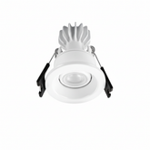 Adjustable Gimbal LED Downlight - 5CCT Selectable - CRI90 480lm - White