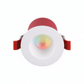 Deep Recessed LED Downlight - 2-Hour Fire-Rated Anti-Glare - 5CCT Selectable CRI90 1000lm - White