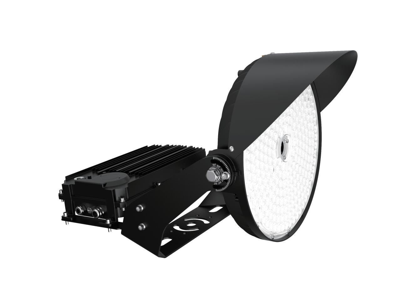 LED Stadium Light - 40 Degree Beam - 800 to 1200W - 180,000 lm - 5000K - 120 to 277V