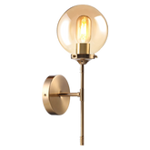 Vintage LED Globe Bulb - 2200K Warm White - 4W 400lm - Smoke Gray/Amber Glass
