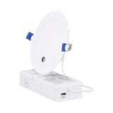 4"/6" Emergency J-Box LED Downlight - 5CCT Selectable - CRI90 700-1000lm - White