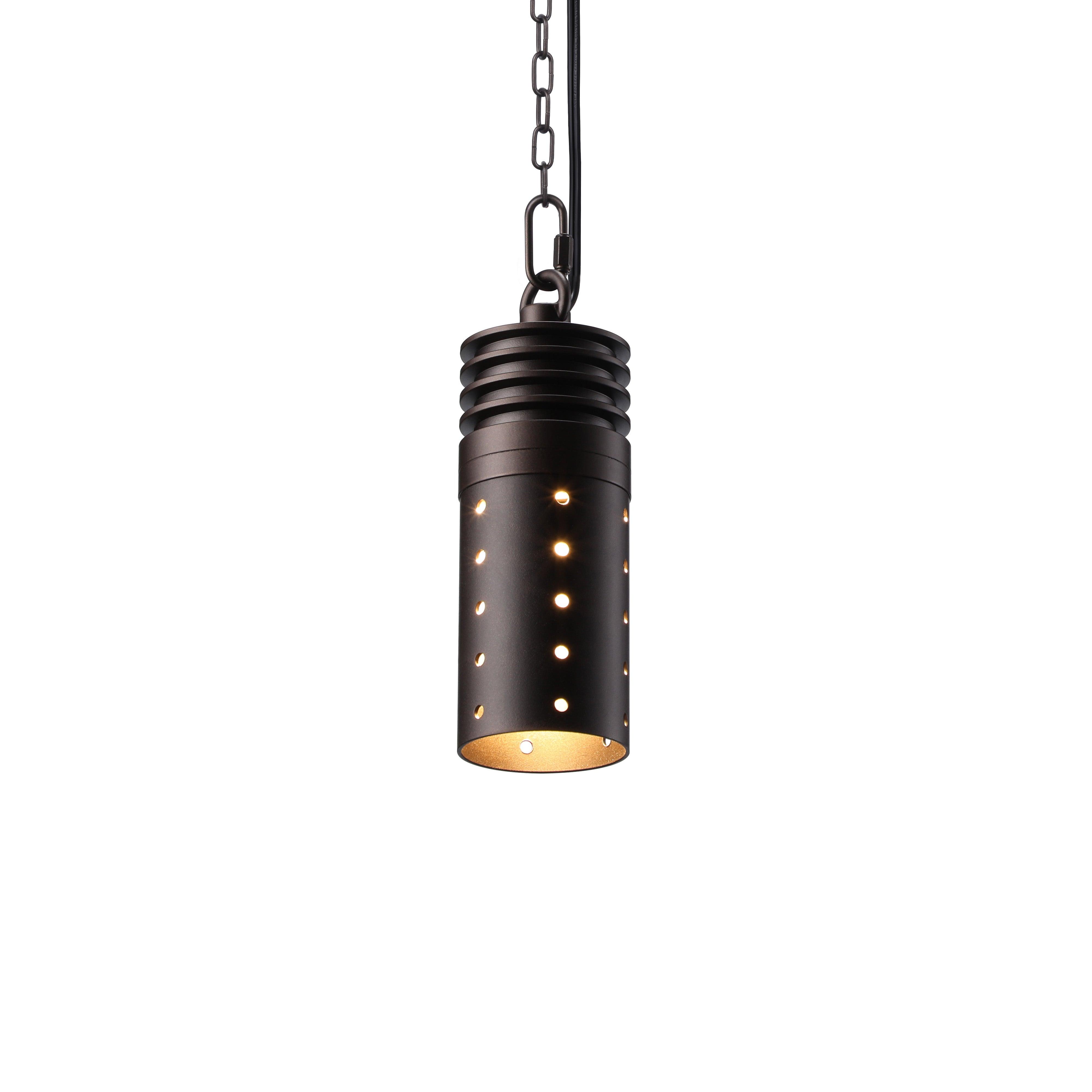 LeonLite® Scheletro Outdoor Pendant & Patio Light - Oil Rubbed Bronze - 2700K - LeonLite