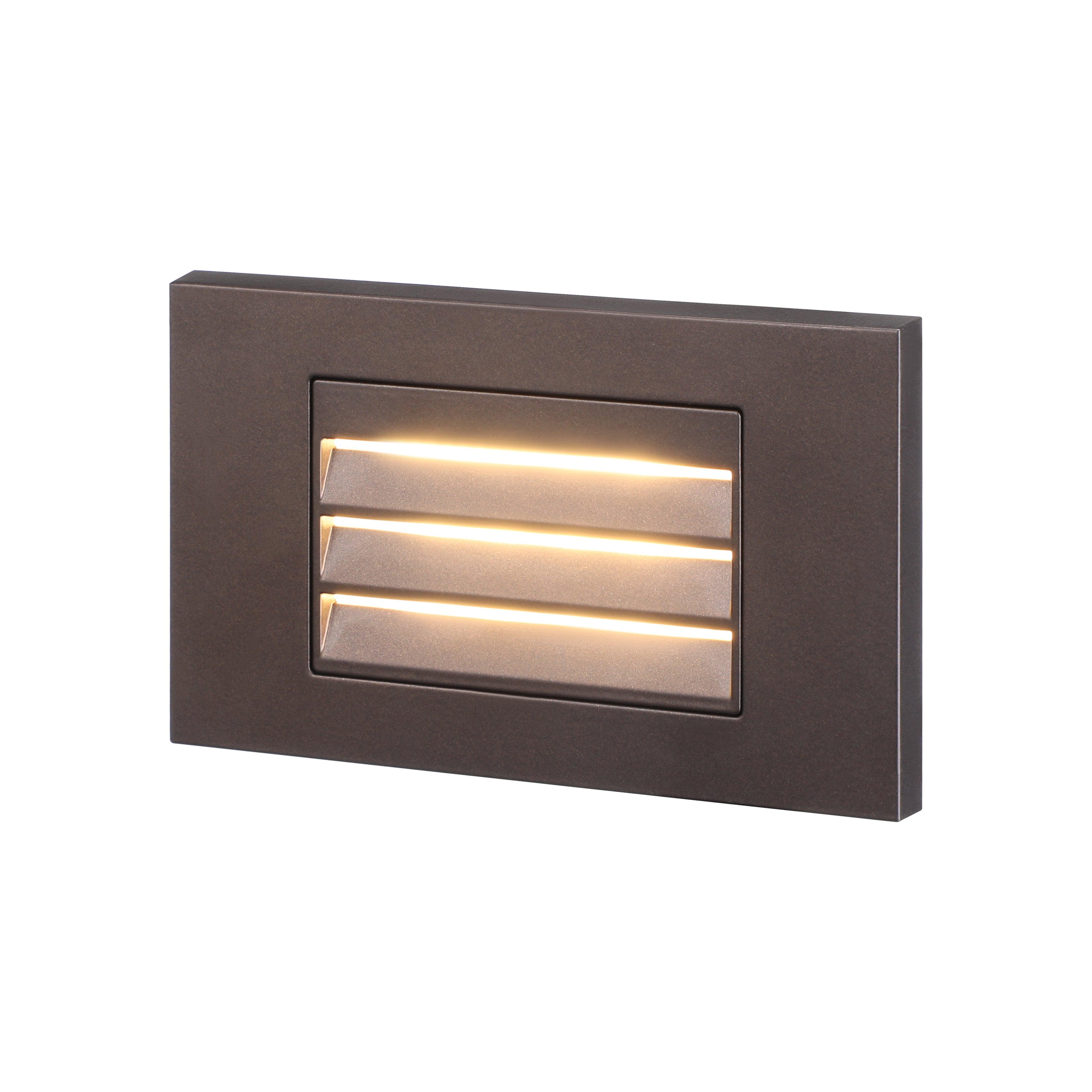 LeonLite® Pro Parallel Retro Baffle Step & Deck Light - Oil Rubbed Bronze - 3000K - LeonLite