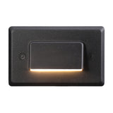 LeonLite® Copertura Sporgente 12V Step & Deck Light - Matte Black - 3CCT