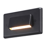 LeonLite® Copertura Sporgente 12V Step & Deck Light - Matte Black - 3CCT