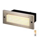 LeonLite® ZincTech 277V Commercial Louvered Step & Deck Light - Adjustable Color Temperature