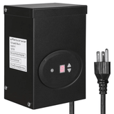 Outdoor Low Voltage Transformer - 12V 120W Output - LeonLite