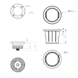LeonLite® Piano In-Grade Well Light - 3000K