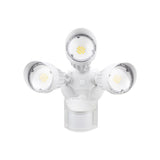Tri-Head Security Light w/ Motion Sensor - Selectable 3CCT - 35W