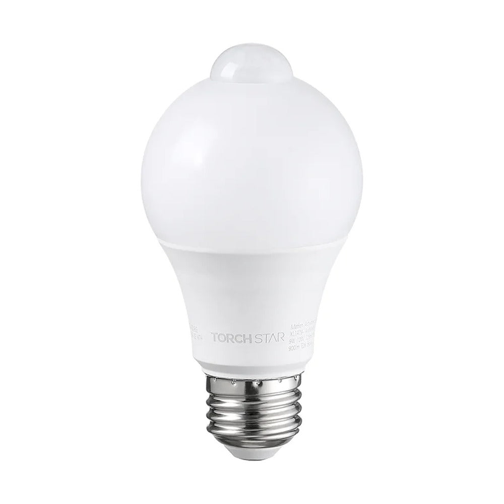 A19 Motion Sensor LED Bulb - E26 - 9W 900 Lumens