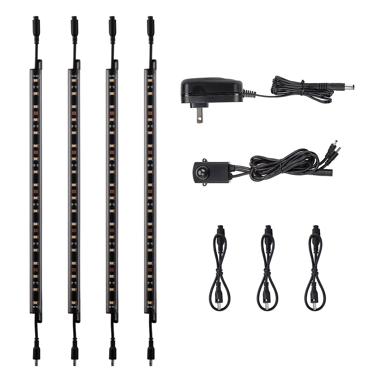 12-Inch Gun Safe LED Lighting Kit with Motion Sensor - 4 Bars - VaultGuardian™