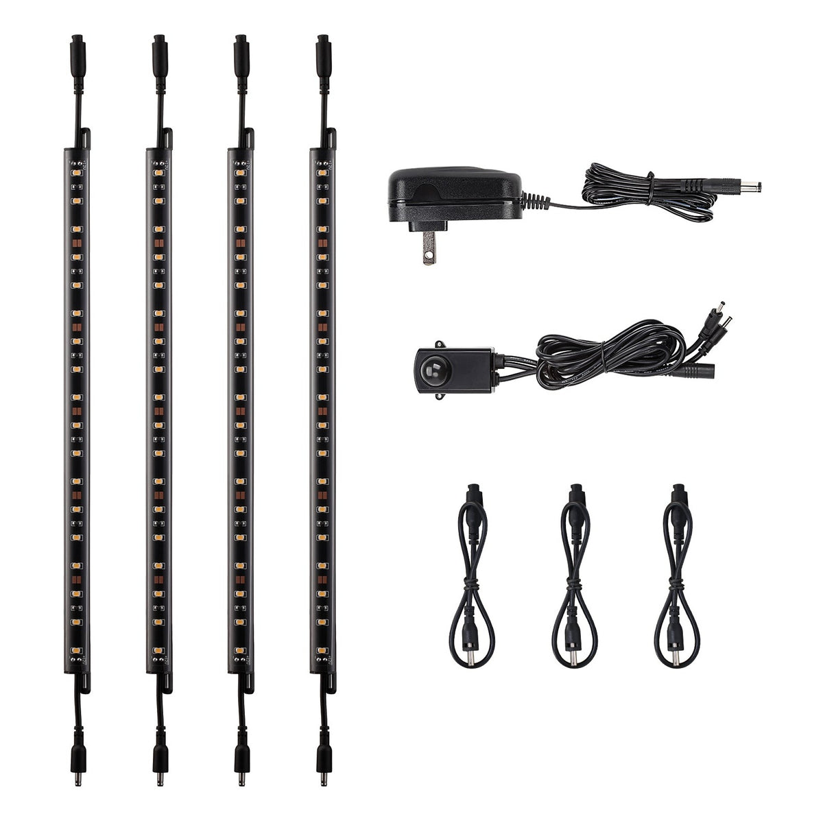 12-Inch Gun Safe LED Lighting Kit with Motion Sensor - 4 Bars - VaultGuardian™