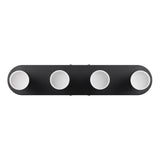 LuminCore Smart 4-Head Linear LED Ceiling Spot Lights | RGBW | Black