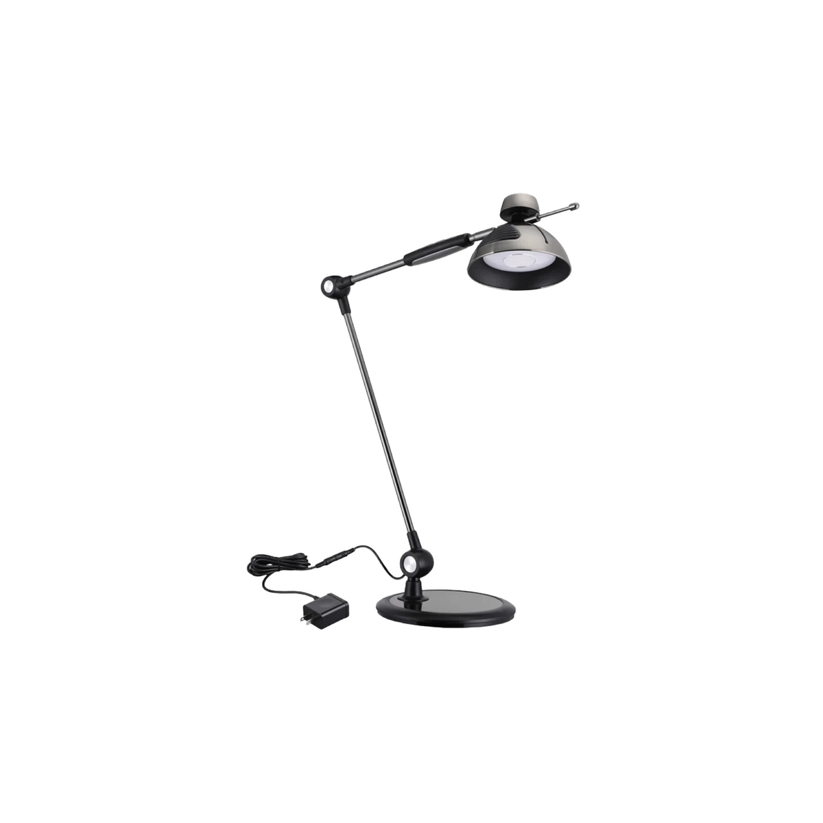 Adjustable LED Task Lamp - 3CCT Selectable - 10W 550lm CRI80 - Black