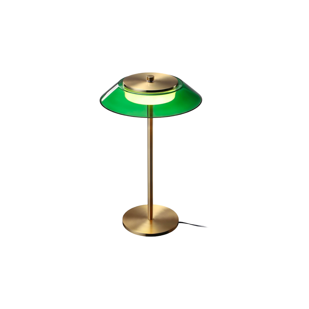 Decorative Dome Task Light - 3000K Warm White - 330lm 9.3W - Green