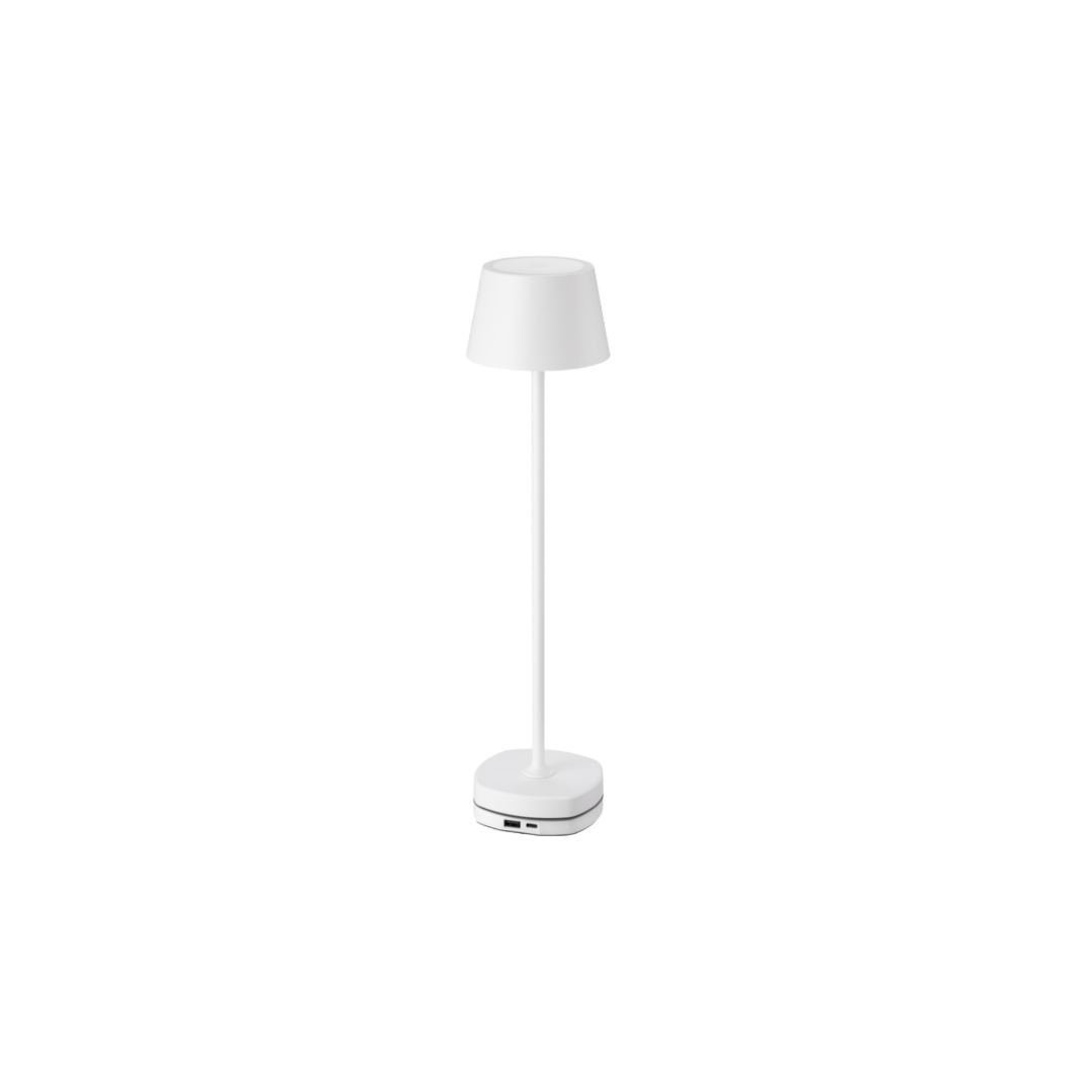 Cordless LED Dome Light - Rechargeable Up & Down - 2700K 200lm - White