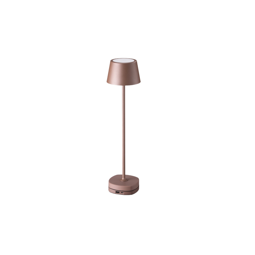 Portable Wireless LED Table Lamp - Up & Down Lighting - 2700K 200lm - Bronze